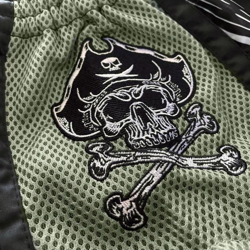 Pride Or Die pirate v2 Thai shorts - black